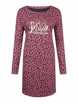 Charlie Choe Cold Days Pink/Schwarz Nachtkleid