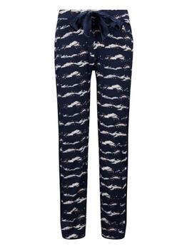 Charlie Choe Mystic Dreams Navy-Blau/Print Pyjamahose