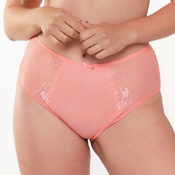 LingaDore Täglich Maxi Slip Koralle Hoher Slip