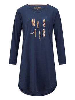 Charlie Choe Mystic Dreams Navy-Blau Nachtkleid