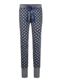 Charlie Choe Cold Days Navy-Blau/Print Pyjamahose