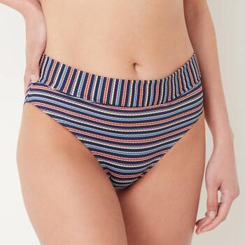 Marlies Dekkers Bademode Holi Vintage Navy-Blau/Print Bikini Slip