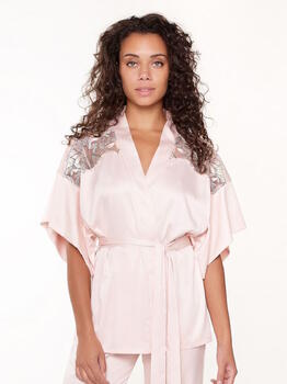 LingaDore Nacht Shell Blush Kimono
