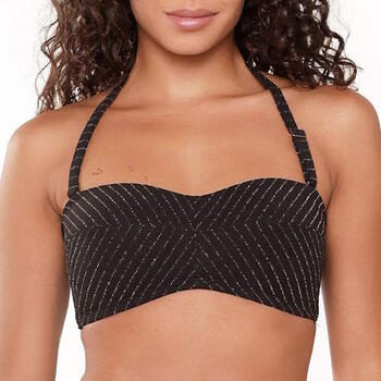 LingaDore Strand Black Diamond Schwarz Gemoldefer Bikini BH