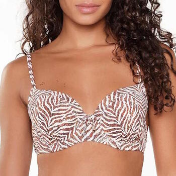 LingaDore Strand  Crazy wild & fun  Braun/Print Gemoldefer Bikini BH