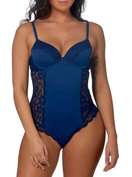 After Eden LYNN Navy-Blau Korselett