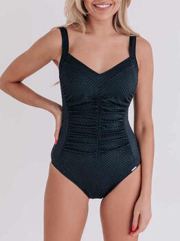 Bomain Rome Navy-Blau/Print Badeanzüge