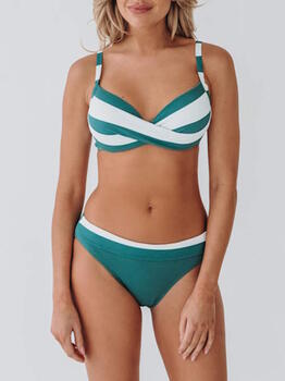 Bomain Oslo Grün/Weiß Set