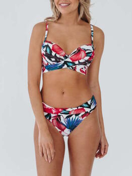 Bomain Lissabon Weiß/Print Set