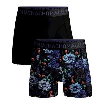 Muchachomalo JustFlowers Schwarz/Print Modal Boxershort