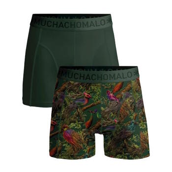 Muchachomalo BirdTree Grün/Print Modal Boxershort