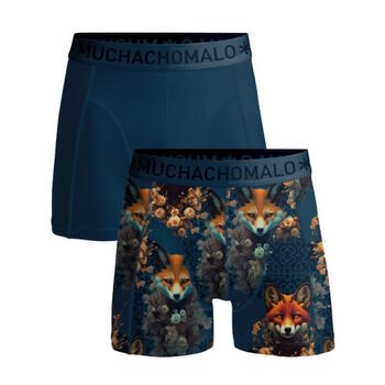 Muchachomalo Foxtrot Blau/Print Modal Boxershort