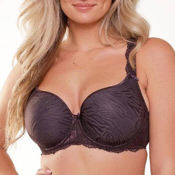 LingaDore Täglich Uni Fit Plus Bra Braun/Print Vorgeformter BH