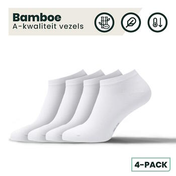 Bamboosa Jordan Weiß Trainer-Socken