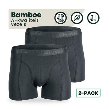 Bamboosa Lewis Anthrazit Bambus Boxershort