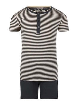 Charlie Choe Circus Navy-Blau/Elfenbein Pyjama-Shirt