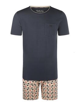 Charlie Choe Circus Blau/Print Pyjama