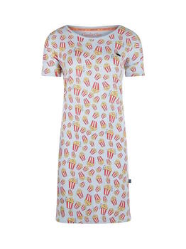 Charlie Choe Retro nights Blau/Print Nachtkleid