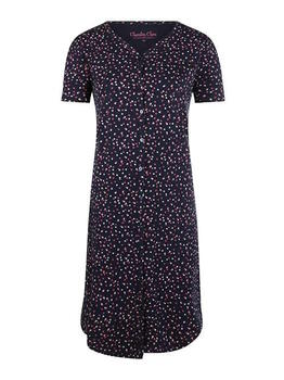 Charlie Choe Bright Days Navy-Blau/Print Nachtkleid