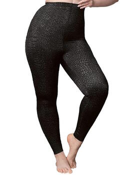 Anita Aktiv Sport Tights Massage Schwarz/Print Legging