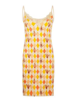Charlie Choe Circus Cremefarbig Slipdress