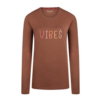 Charlie Choe Flower Power Braun Schlafshirt