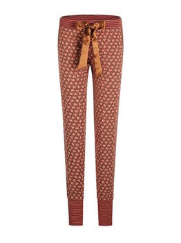 Charlie Choe Flower Power Braun/Print Pyjamahose