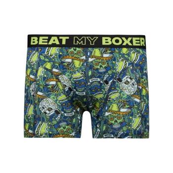 Schlag meinen Boxer Caramba Grün/Print Boxershort