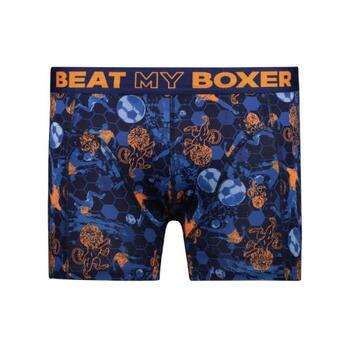 Schlag meinen Boxer Football Blau/Print Boxershort