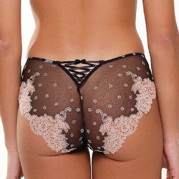 LingaDore black and cream Schwarz Slip