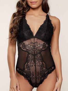 LingaDore String Body Schwarz Korselett