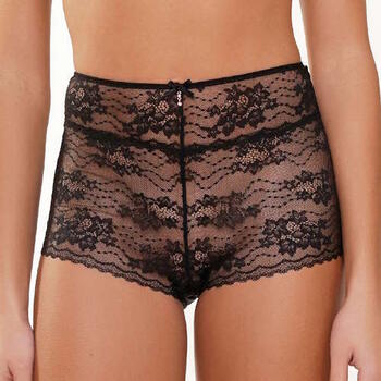 LingaDore Depths of black lingerie Schwarz Hoher Slip