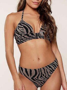 LingaDore Strand Black and Gold Schwarz/Gold Set