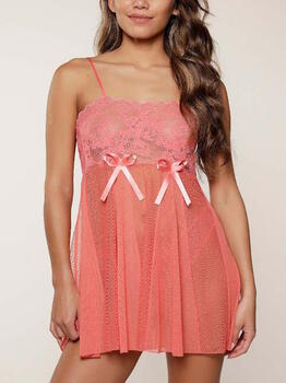 LingaDore Nacht Spiced Coral Spiced Coral Slipdress