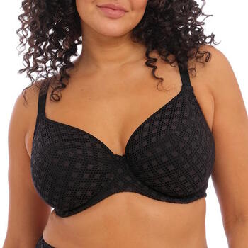 Elomi Bazaruto Schwarz Unwattierter Bikini BH
