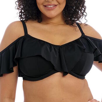 Elomi Badmode Plain Sailing Schwarz Unwattierter Bikini BH
