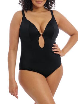 Elomi Schwimmen Plain Sailing Schwarz Badeanzüge