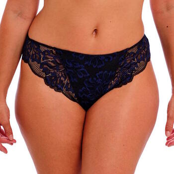 Fantasie-Dessous Emmaline Schwarz/Blau Slip