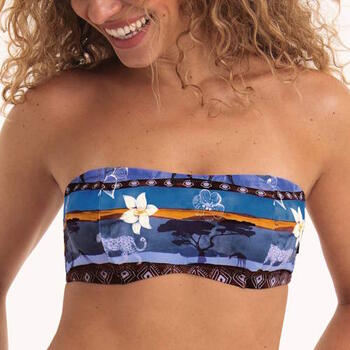 Rosa Faia Bademode Bella Blau Unwattierter Bikini BH