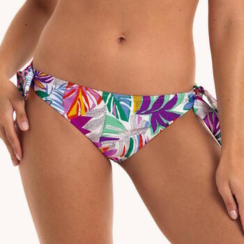 Rosa Faia Bademode Lynn Weiß/Print Bikini Slip