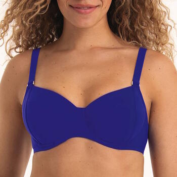 Rosa Faia Bademode Smilla Blau Unwattierter Bikini BH