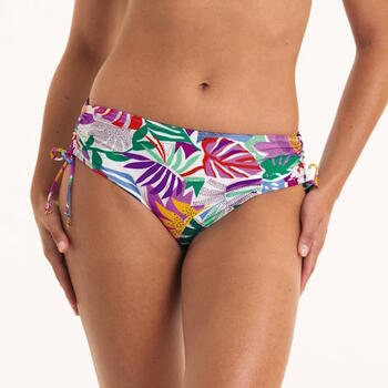 Rosa Faia Bademode Ive Weiß/Print Bikini Slip