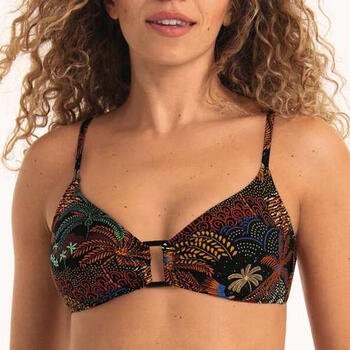 Rosa Faia Bademode Stella Schwarz/Print Gemoldefer Bikini BH