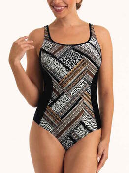 Anita Care Togo Schwarz/Braun Prothesen-Badeanzug