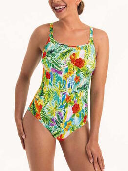 Anita Care Merritt Weiß/Print Prothesen-Badeanzug