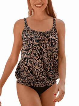 Anita Care Pocatello Schwarz/Print Prothesen-Tankini