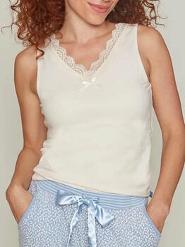 Charlie Choe Fresh Summer Nights Aus weiß Schlafshirt