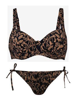 Rosa Faia Bademode Sibel Schwarz/Print Set