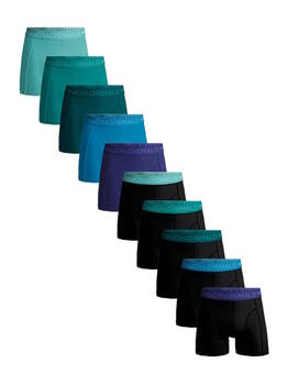 Muchachomalo Basic Schwarz/Blau Baumwoll-Boxershort