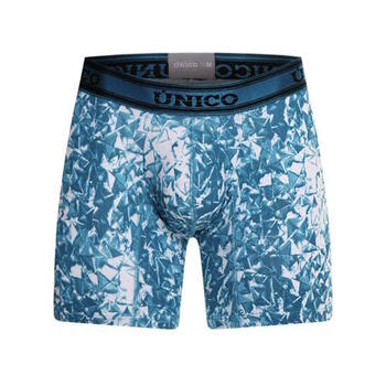 Mundo Unico Triza Weiß/Print Baumwoll-Boxershort